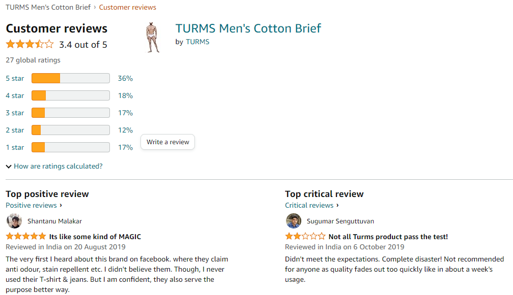 image of trums reviews on amazon