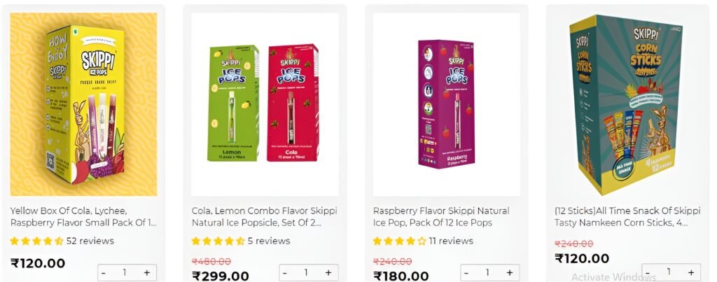 image of skippi ice pops products on shark tank